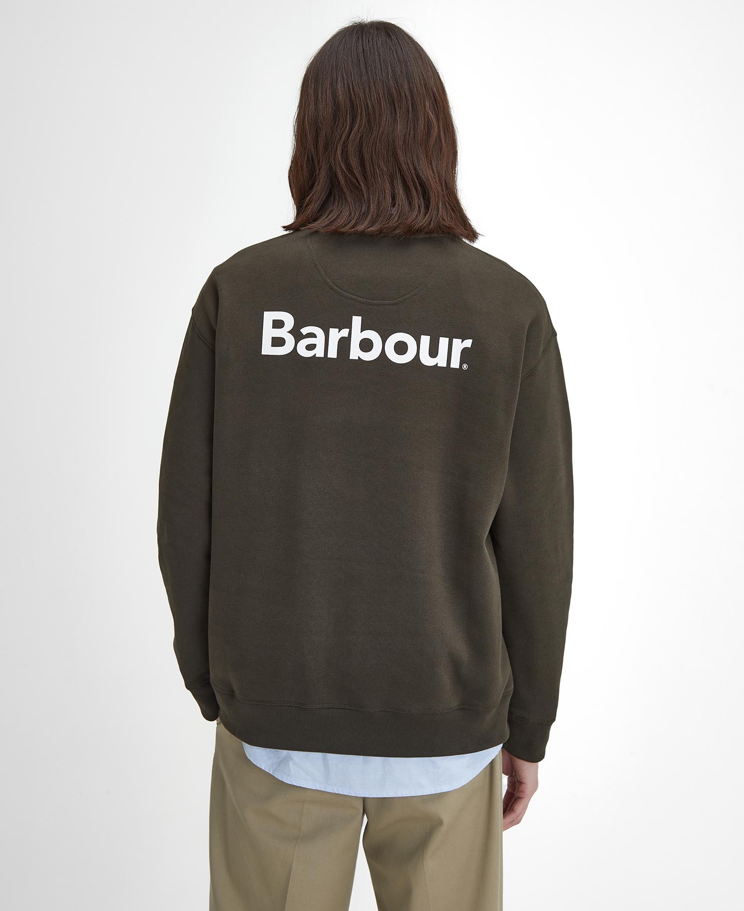 Brushed Nicholas Oversized Crew Neck Jumper image number 2