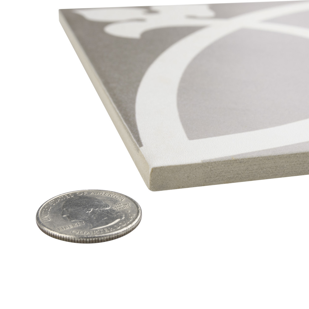 Caprice Liberty Taupe 7-7/8 in. x 7-7/8 in. Porcelain Floor and Wall Tile