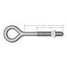 Bolts, 5/8 in Thread, 12 in L