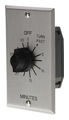 30 Minute In-Wall Twist Timer Commercial Metal Faceplate