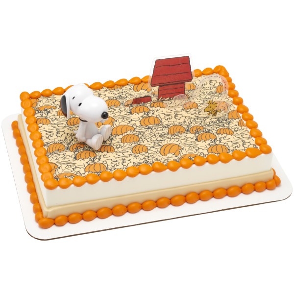 Peanuts® Snoopy® and Woodstock® Fall PhotoCake® Edible Image® DecoSet® Background