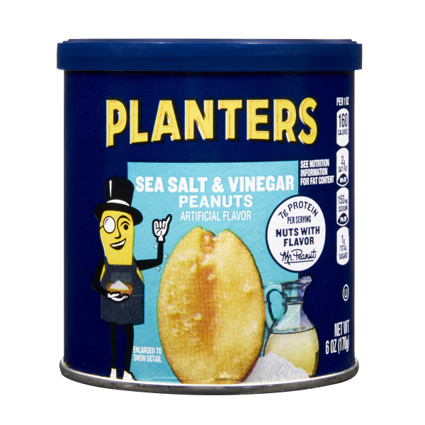 PLANTERS(r) Sea Salt And Vinegar 8/6oz . C1CB - Front Center Inner Pack (Hi Res)