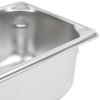 Third-size 4-inch-deep Super Pan V® stainless steel steam table pan