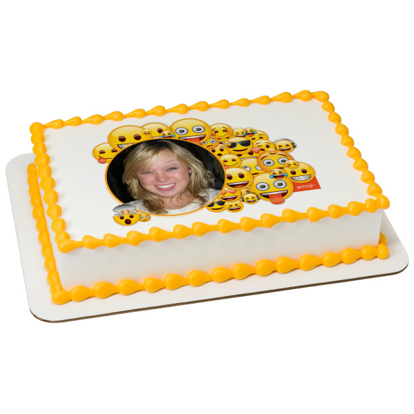 emoji™ Mashup PhotoCake® Edible Image® Frame