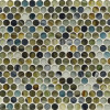 Tozen Ahou 3/4″ Penny Round Mosaic Silk