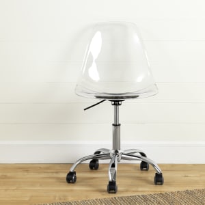 Annexe - Acrylic Office Chair with Wheels Annexe - Acrylic Office Chair with Wheels