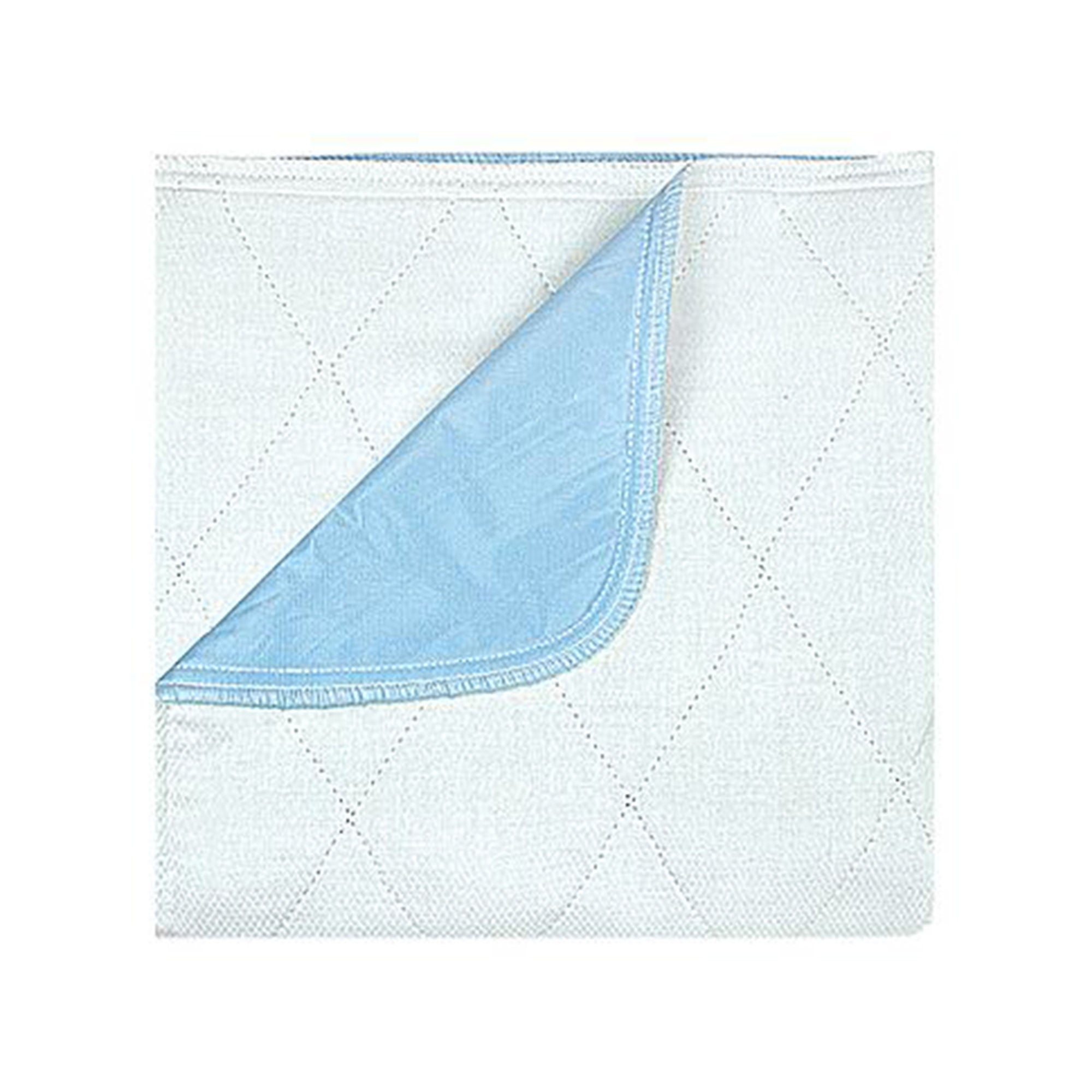Beck's Classic Reusable Underpad, Bird's‑eye Fabric/Knitted Vinyl, 34 x 36 Inch