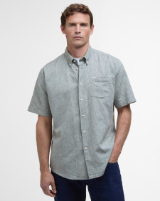 Nelson Regular Short-Sleeved Shirt Olive