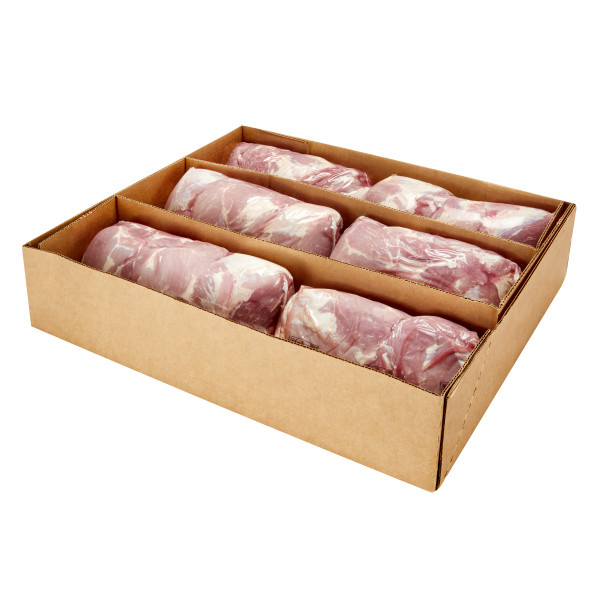 ALWAYS TENDER(r), Pork Meat, Boneless, Cushion, Vacuum Packed, 6/5 lb . C1RM - Front Right Open Case (Hi Res)