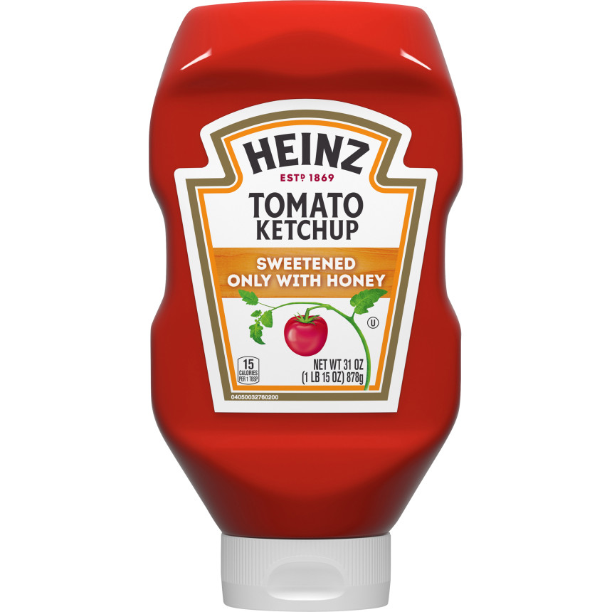 Heinz® Heinz Sweetened with Honey Reduced Sugar Tomato Ketchup, 31 oz ...