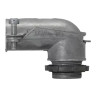 Flexible Conduit Connectors, Zinc Die Cast, 90 Degree, Non-Insulated, 105° C, 3-1/2 in. Flex Size
