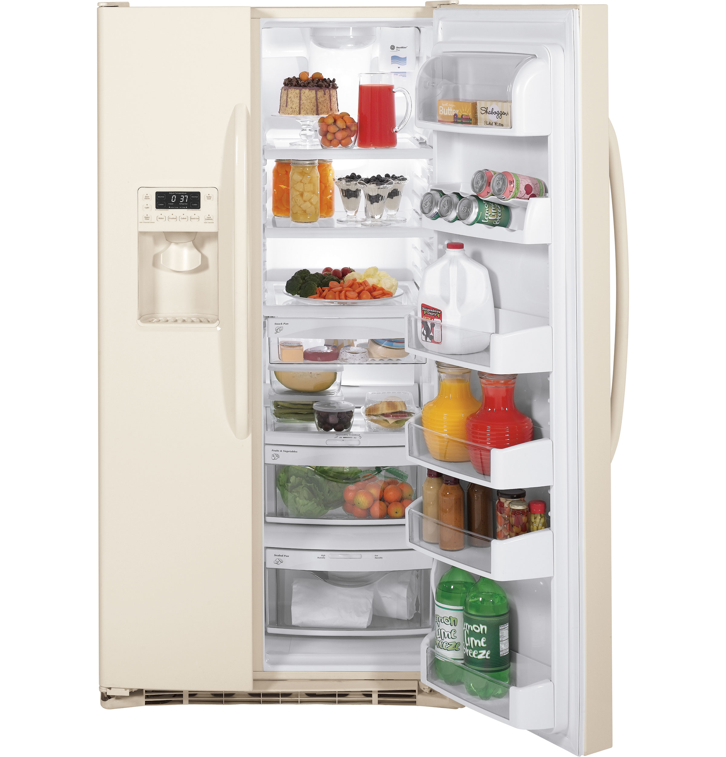 GE® ENERGY STAR® 25.9 Cu. Ft. Side-By-Side Refrigerator with Dispenser