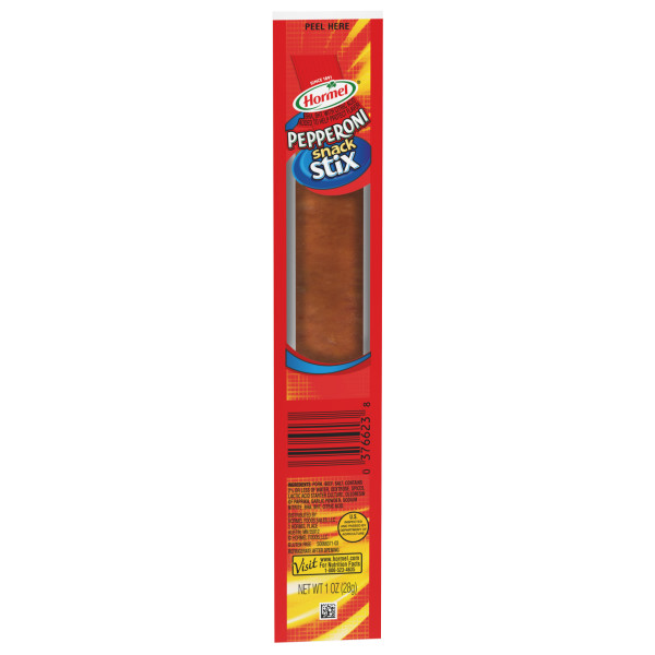 HORMEL(r) Pepperoni Stix 1oz, 3/20Ct. . C1C1 - Front Center In Package (Hi Res)