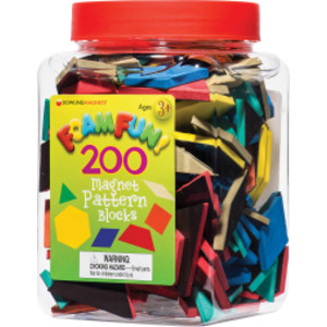 Foam Fun!&trade; Pattern Block Magnets, Pack of 200