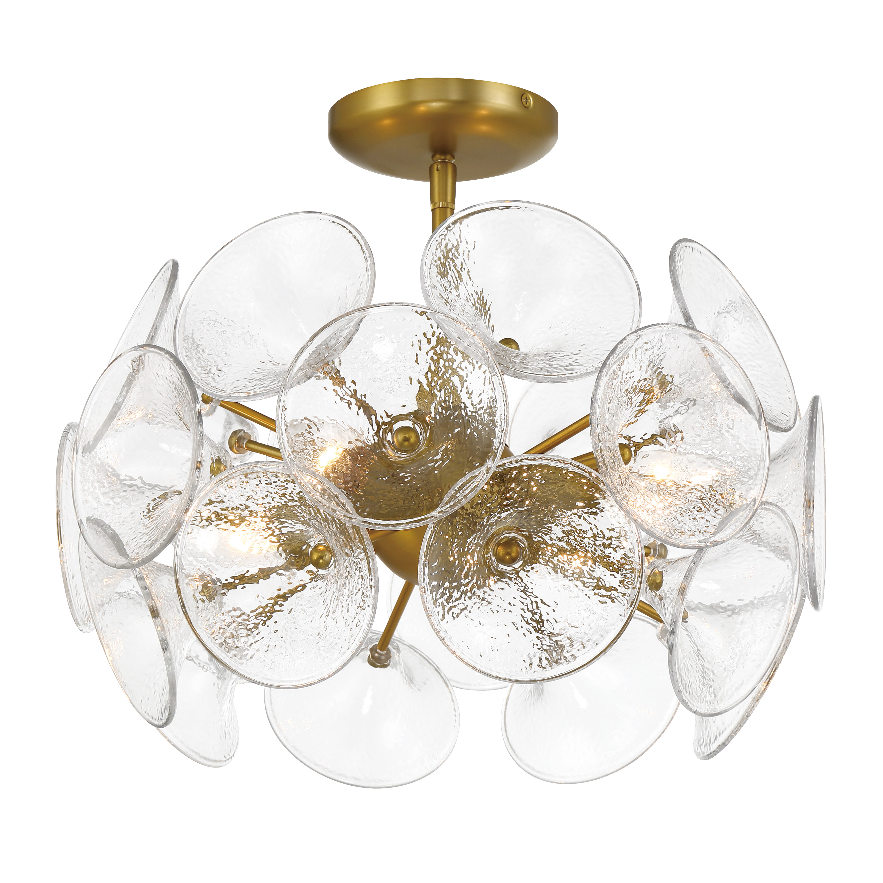 Winter 4 Light Semi Flush Mount