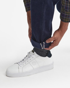 Stretch Cord Tailored Trousers Classic Navy