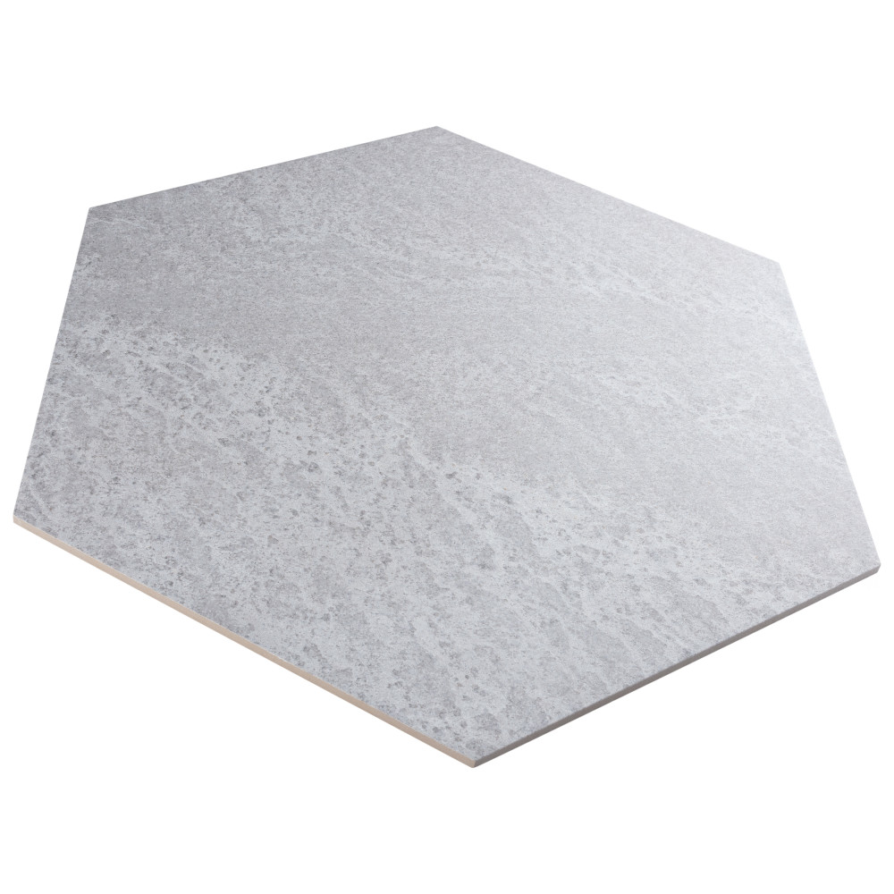 Nagpur Grand Hex Perla 19 in. x 22 in. Porcelain Floor and Wall Tile