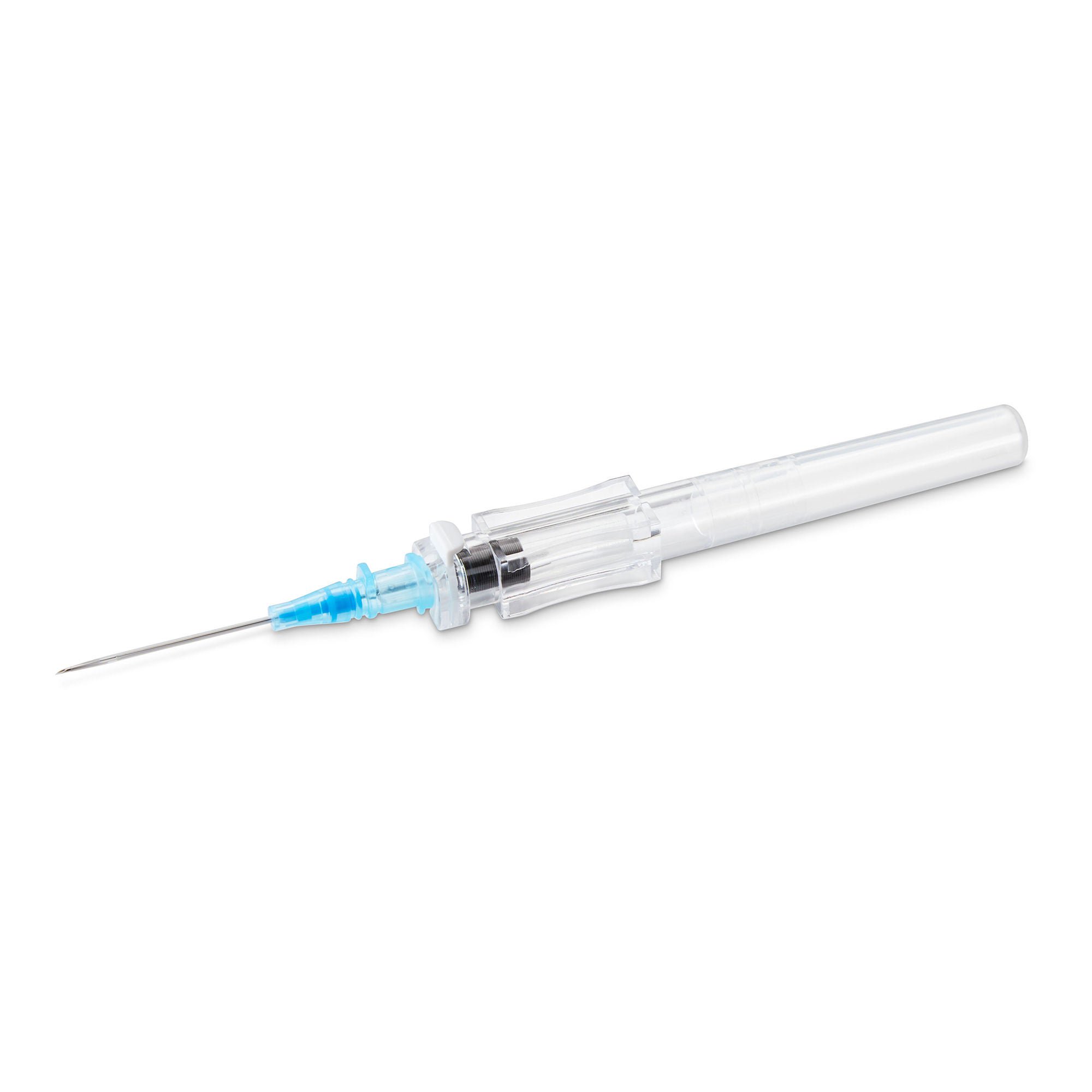 McKesson Brand CATH, IV SFTY STR PUSH BUTTON BLU 22GX1" (50/BX 4BX/CS)