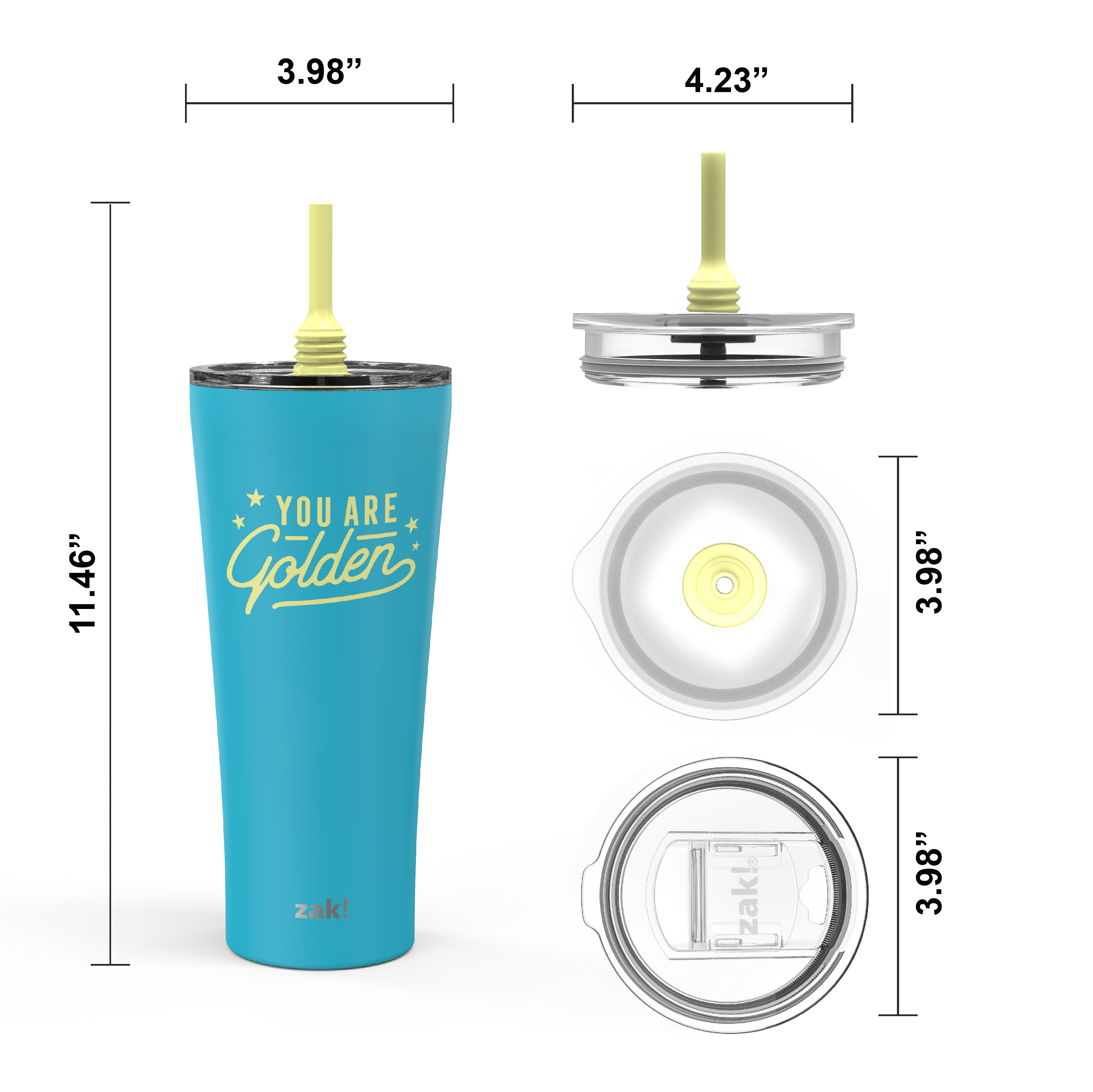 Alfalfa 30 ounce Insulated Tumbler, Blue slideshow image 6 Alfalfa 30 ounce Insulated Tumbler, Blue slideshow image 6