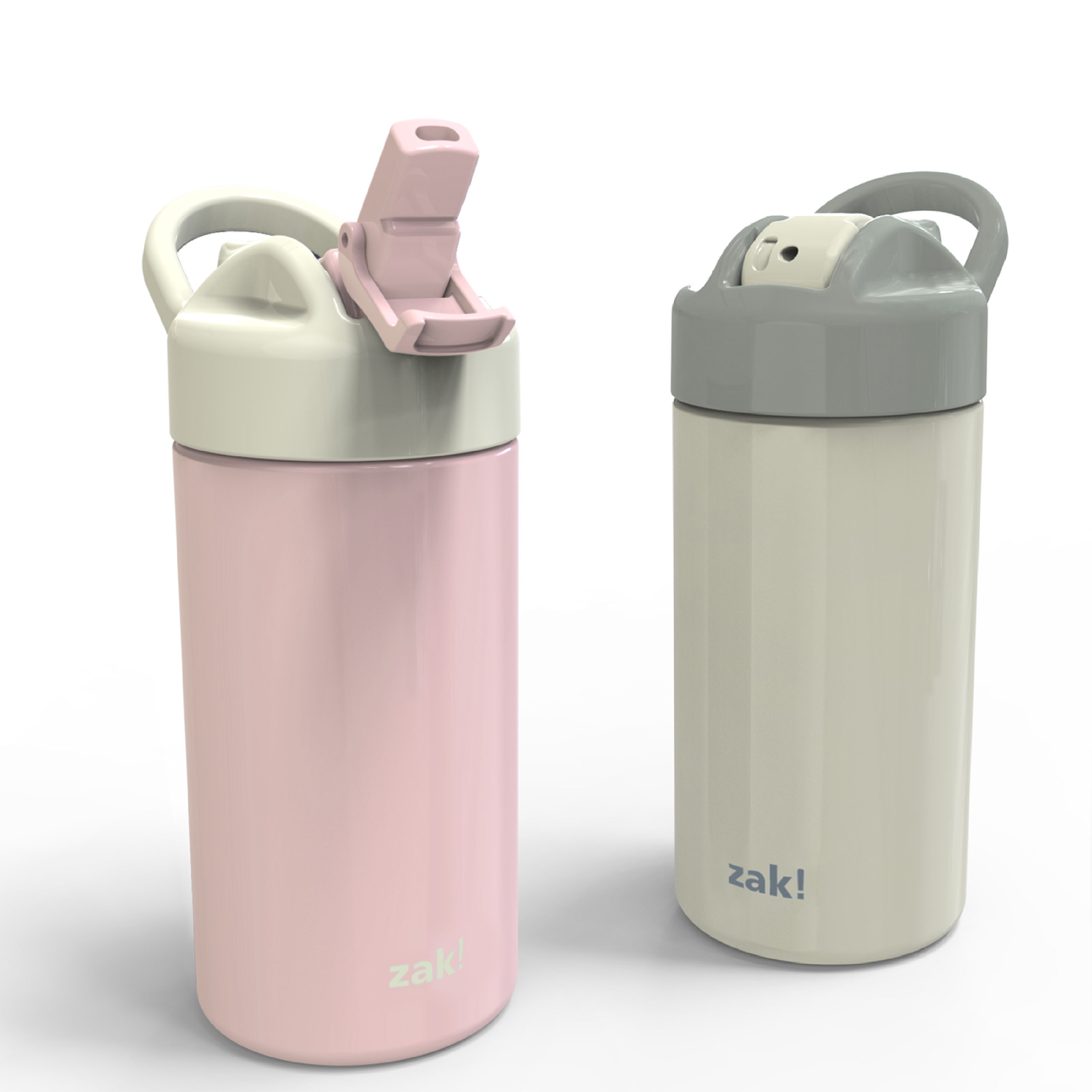 Planeterra 18 ounce Reusable Plastic Water Bottle with Straw, Ivory and Rosewater, 2-piece set slideshow image 6 Planeterra 18 ounce Reusable Plastic Water Bottle with Straw, Ivory and Rosewater, 2-piece set slideshow image 6