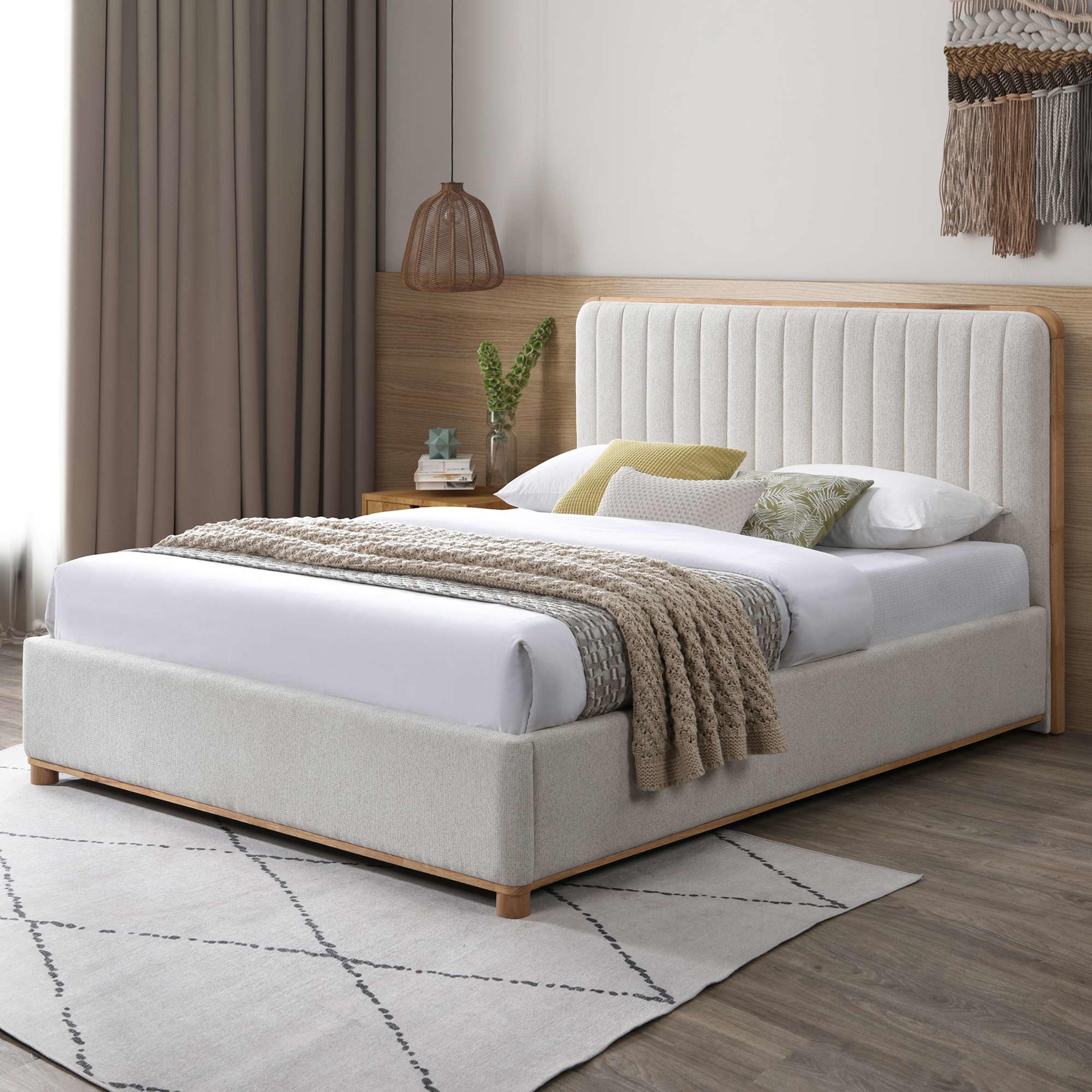 Lifestyle image of the  Simone Bed Frame from Forty Winks