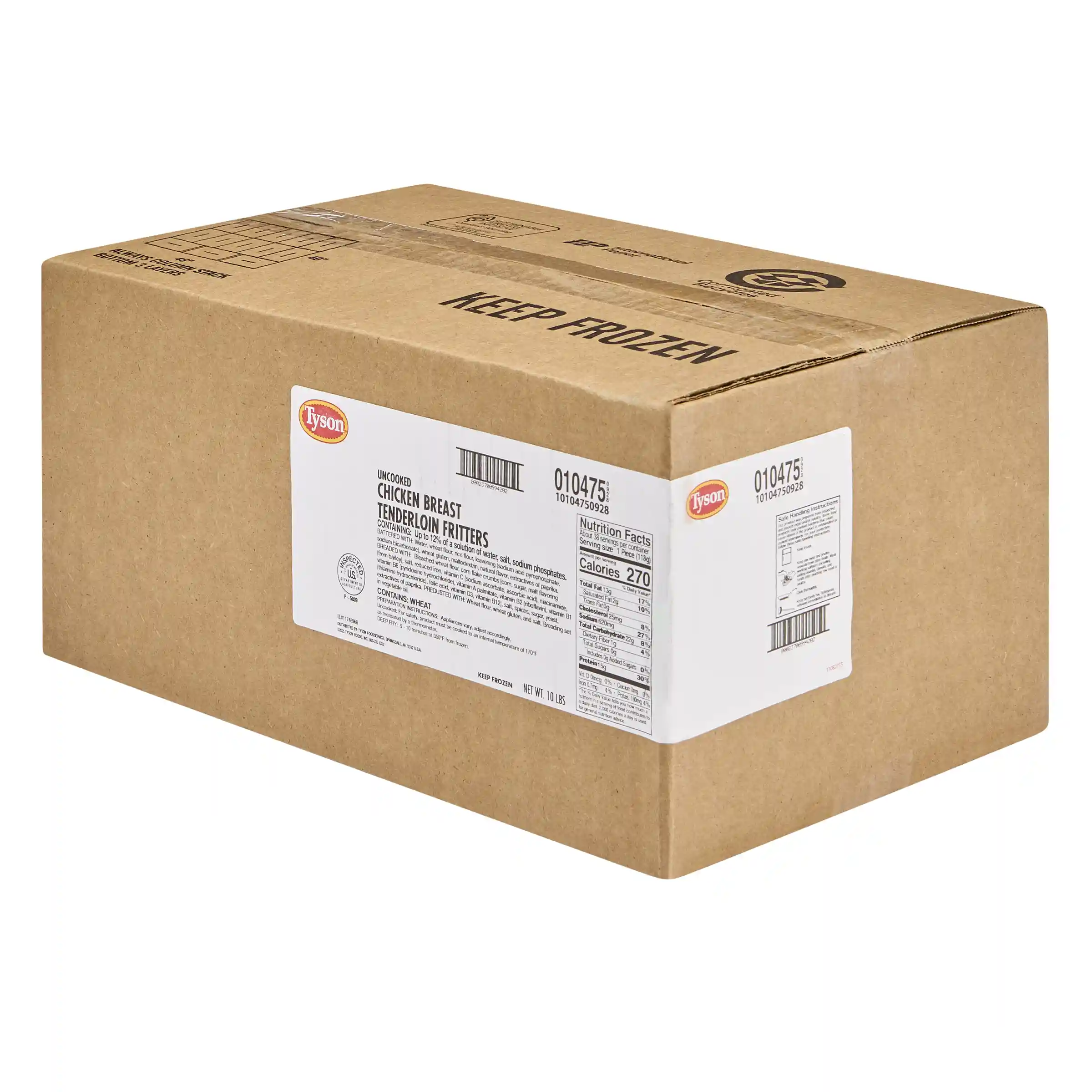 Tyson® Uncooked Chicken Tenderloin Fritters_image_5