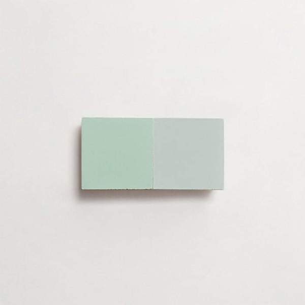 cement: mythology checkerboard | flanders | grande | matte | | matte | duo | celadon + ru | sample 