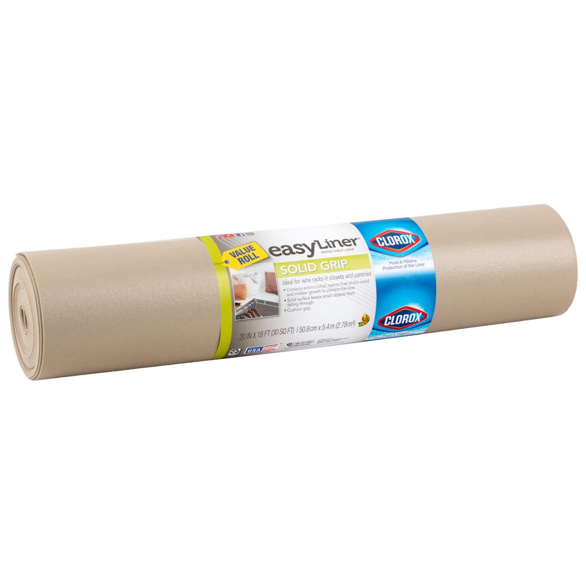 Solid Grip EasyLiner® with Clorox® Duck Brand