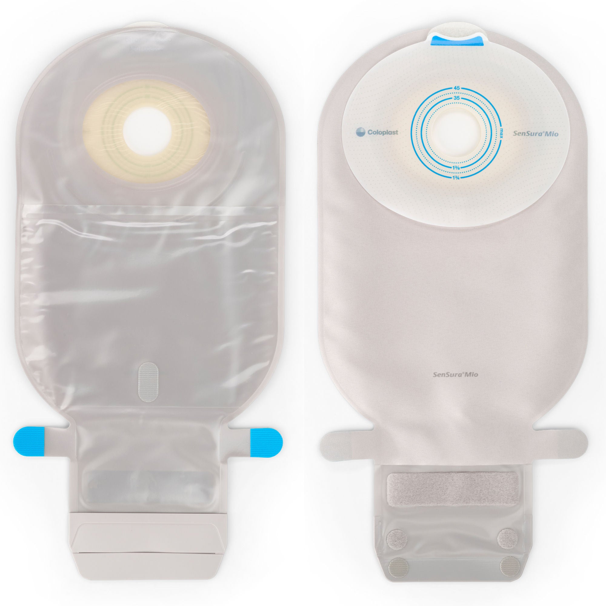 SenSura® Mio Flat One-Piece Transparent Ostomy Pouch, Pre-cut for 35mm Stomas
