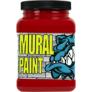 Mural Paint, Pint, Stop (Red)