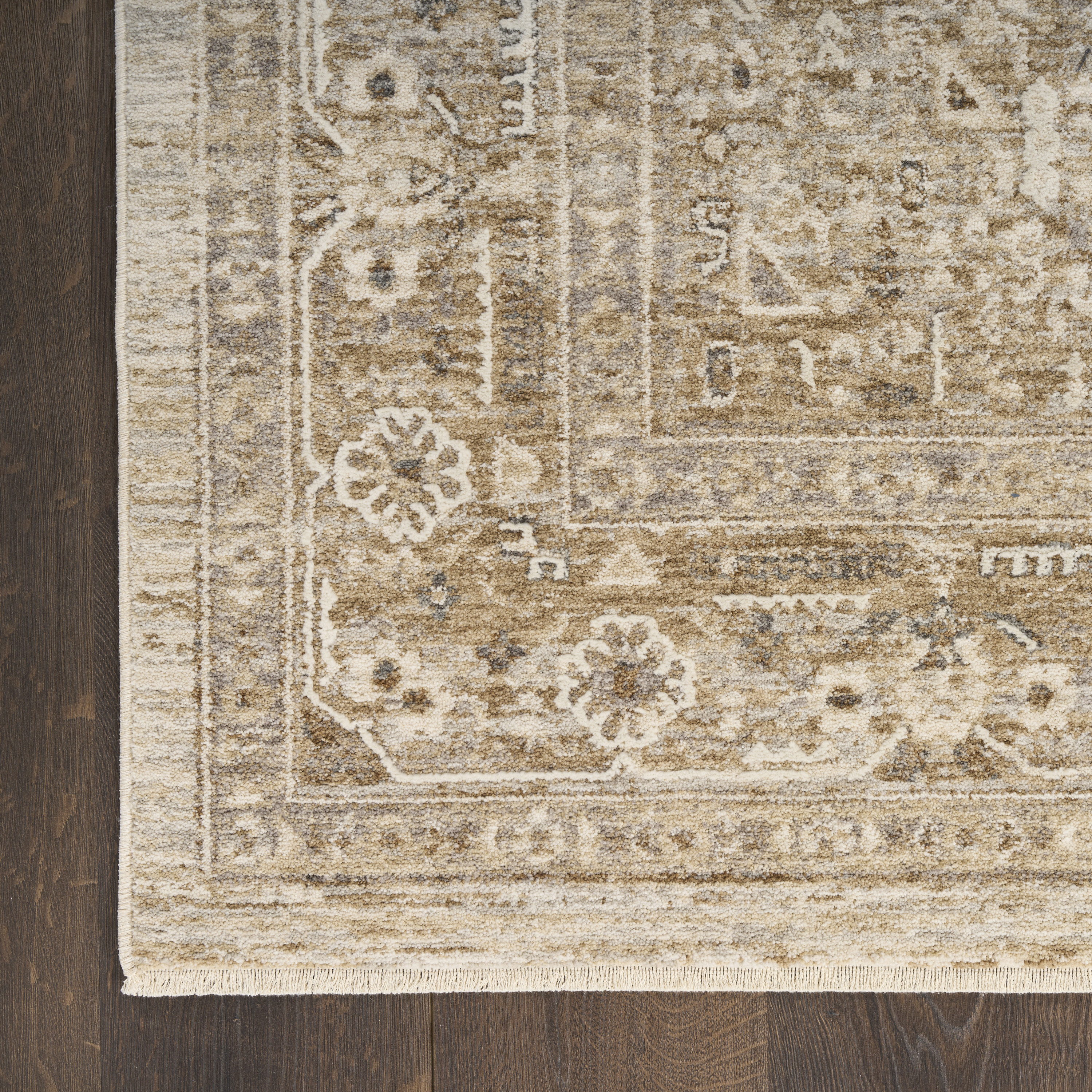 Nourison Retreat 9'6" x 13'2" Beige Vintage Indoor Rug