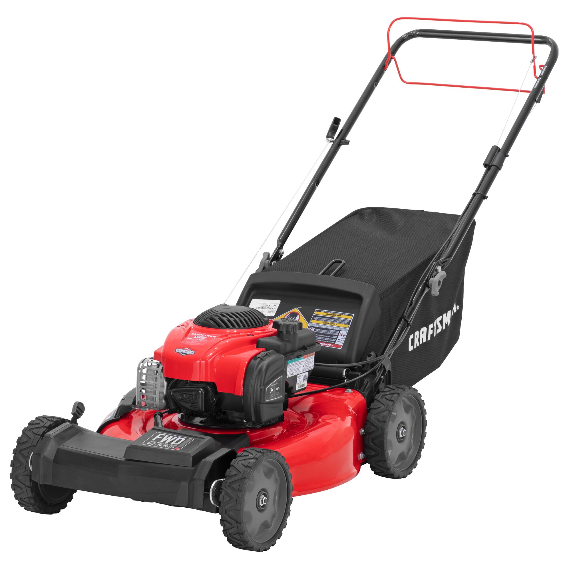 M220 140-cc 21-in Self-propelled Gas Push Lawn Mower with Briggs & Stratton 140cc Engine