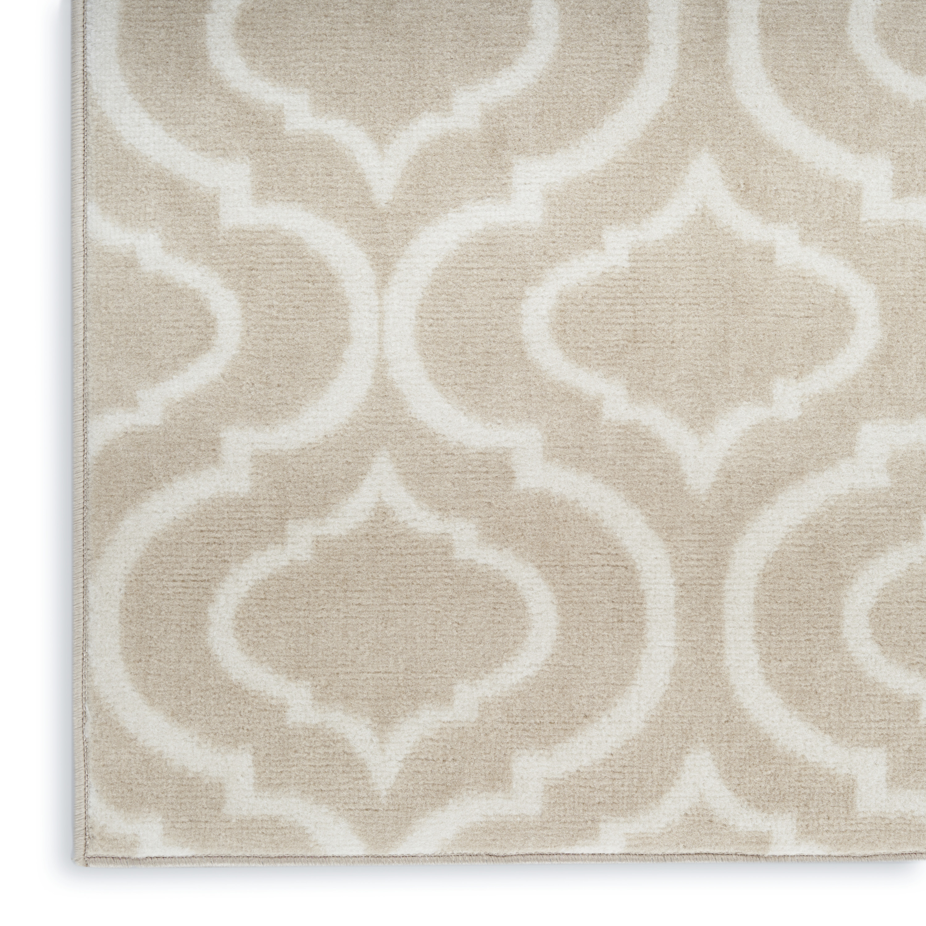 Nourison Jubilant 5'3" x 7'3" Beige Contemporary Indoor Rug