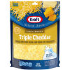 Kraft Triple Cheddar Finely Shredded Cheese, 8 oz Bag