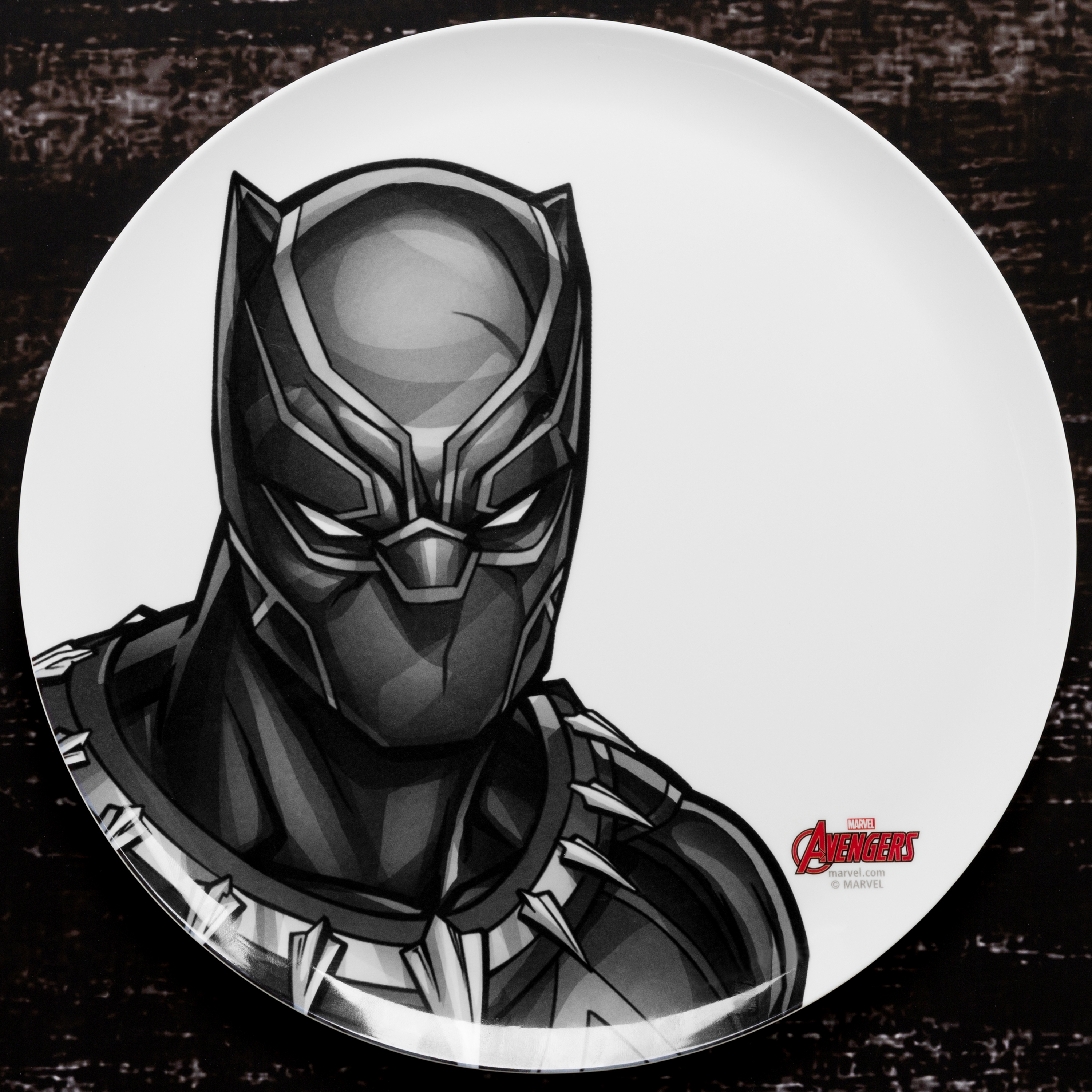 Marvel Comics Dinnerware Set, Black Panther & The Avengers, 2-piece set