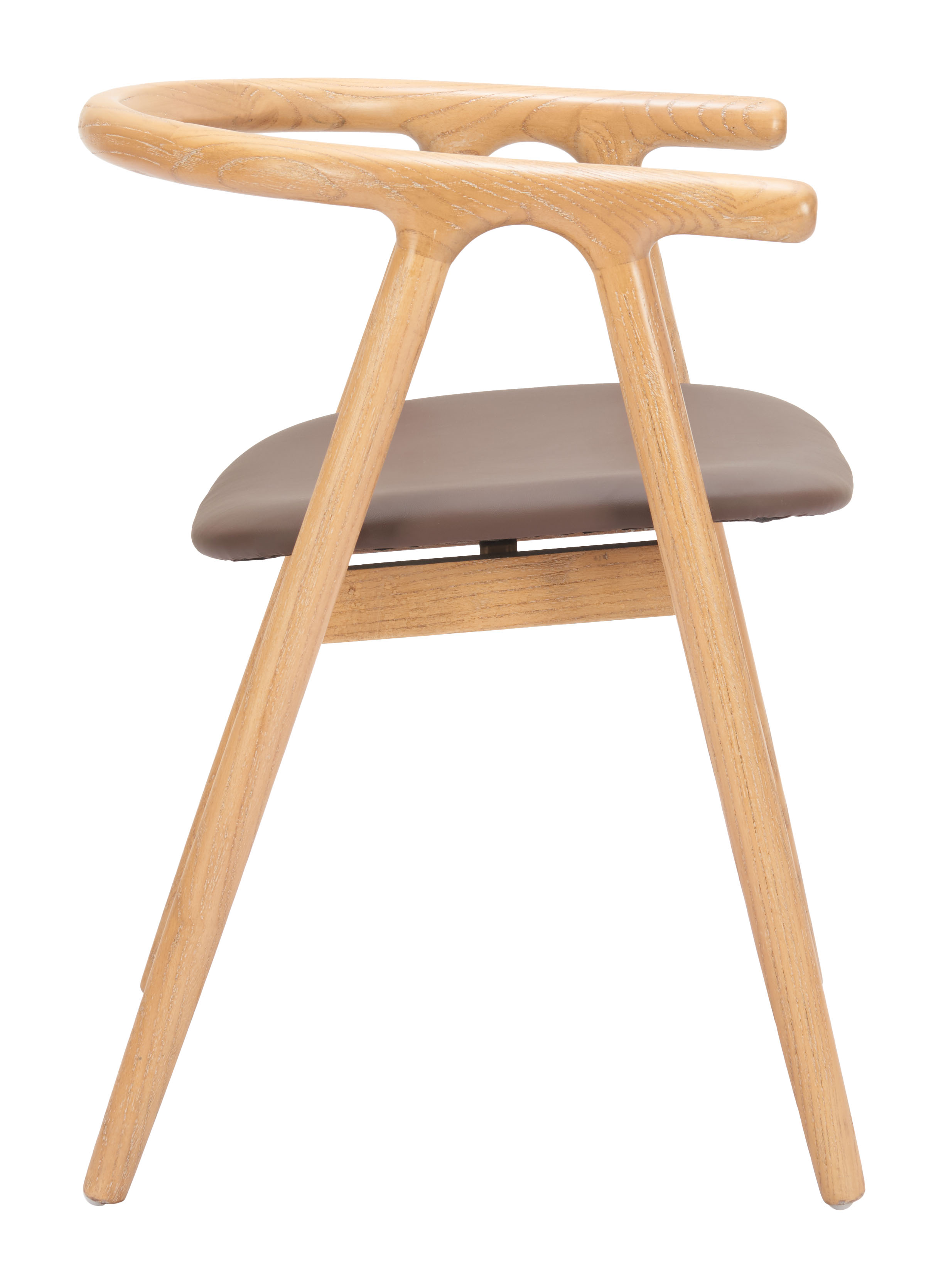 Peker Dining Chair (Set of 2) Brown & Natural product image
