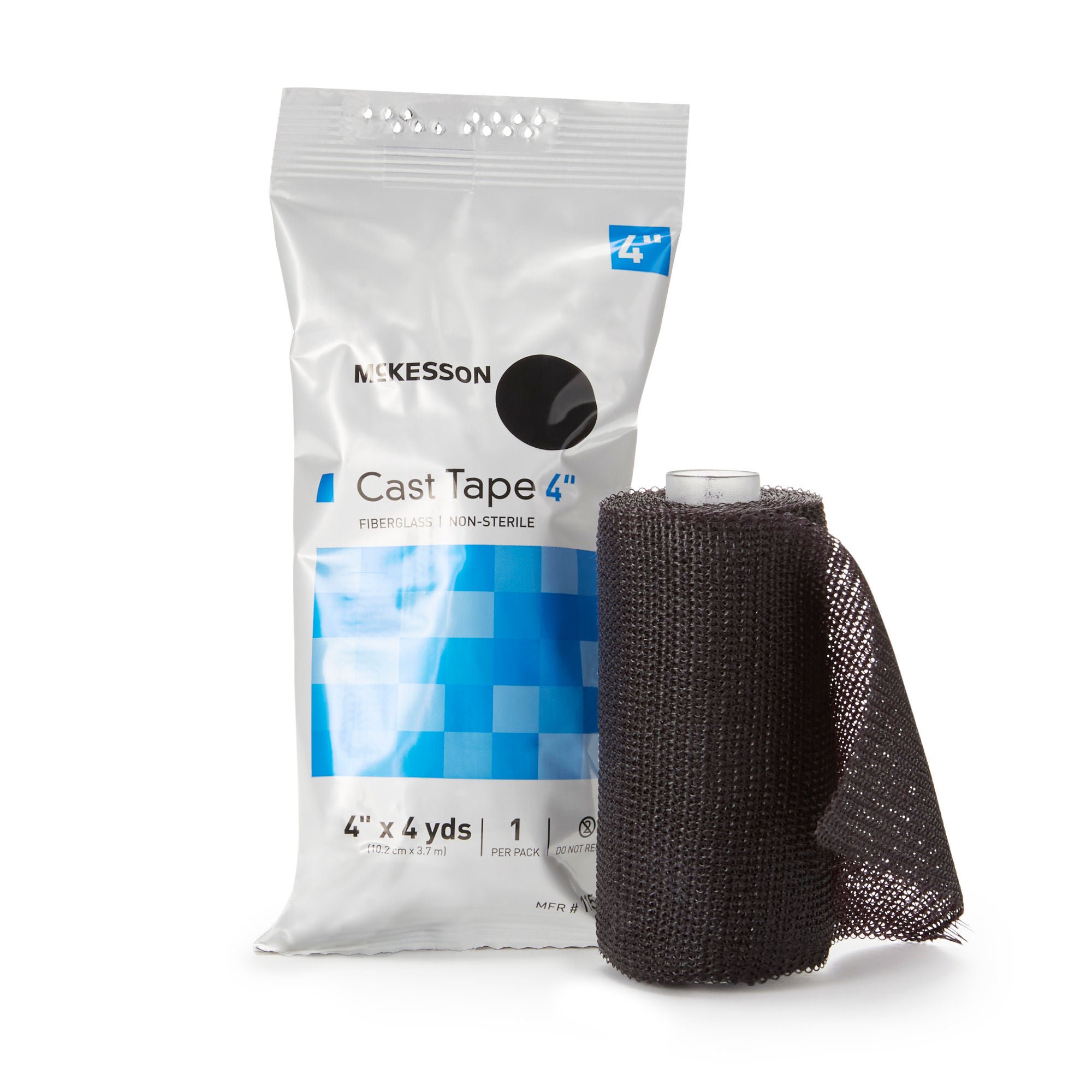McKesson Black Cast Tape, 4 Inch x 4 Yard