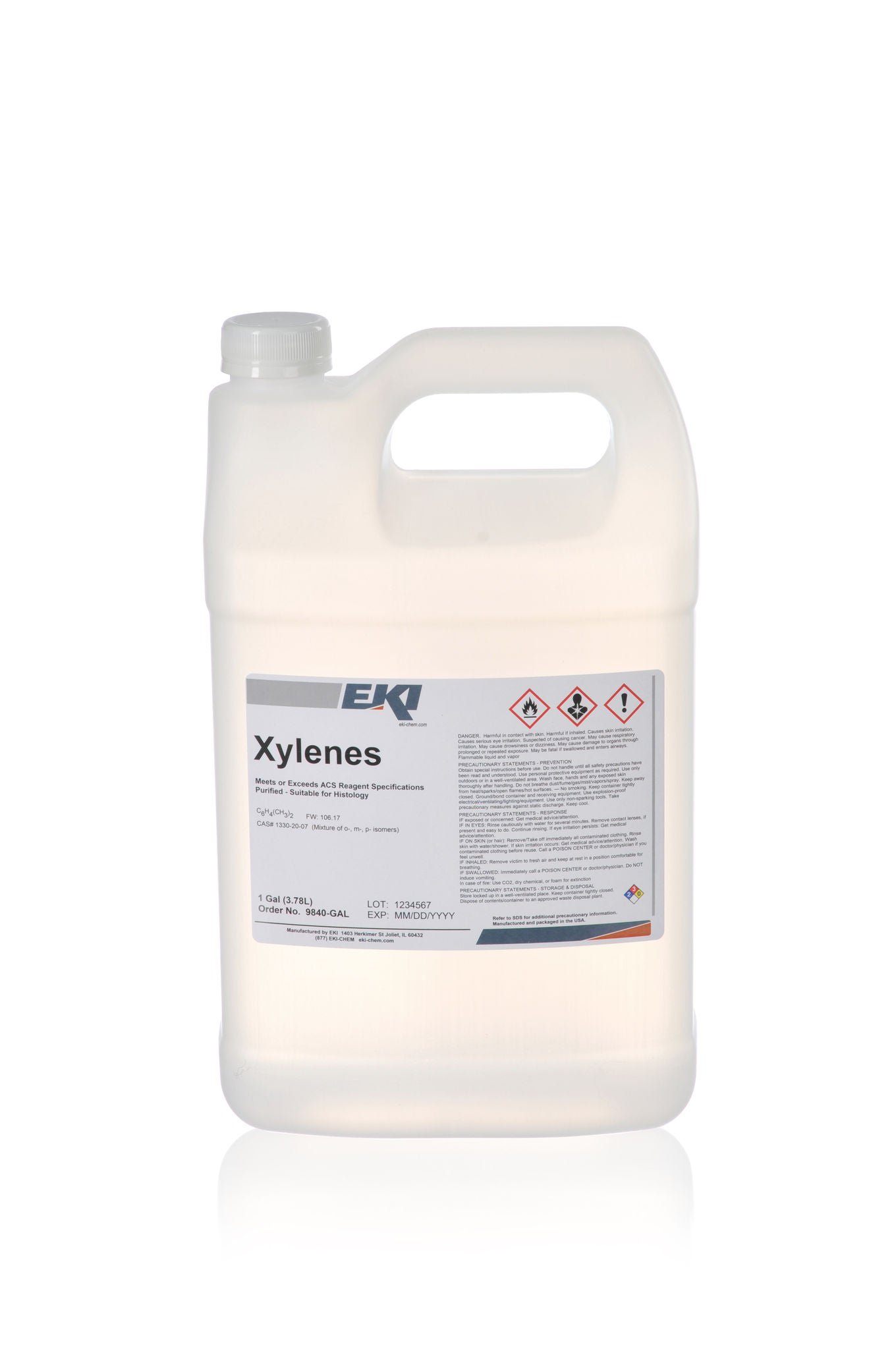EK Industries Inc XYLENS PURIFIED, 1GL