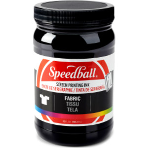 Fabric Screen Printing Ink, 32 oz, Black