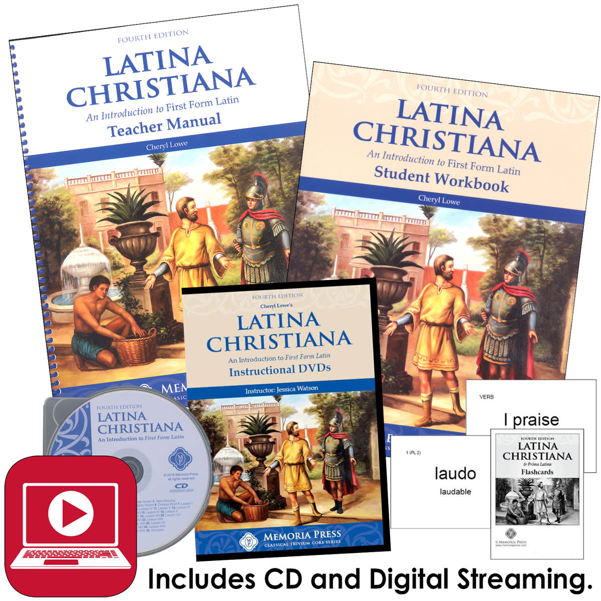 Memoria Press Latina Christiana Complete Set Revised Edition