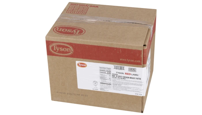 Tyson Red Label® Uncooked Hot & Spicy Chicken Breast Pattie Fritters, 3.2 oz. _image_5