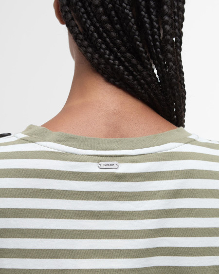 T-shirt Ferryside con motivo a righe
