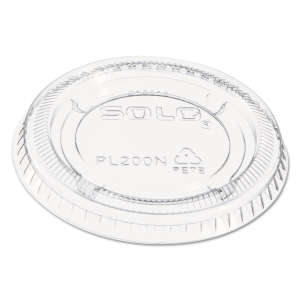 Solo, Ultra Clear™ Soufflés PET Portion Container Lids, Fits 1.5 oz to 2.5 oz Cups, Clear