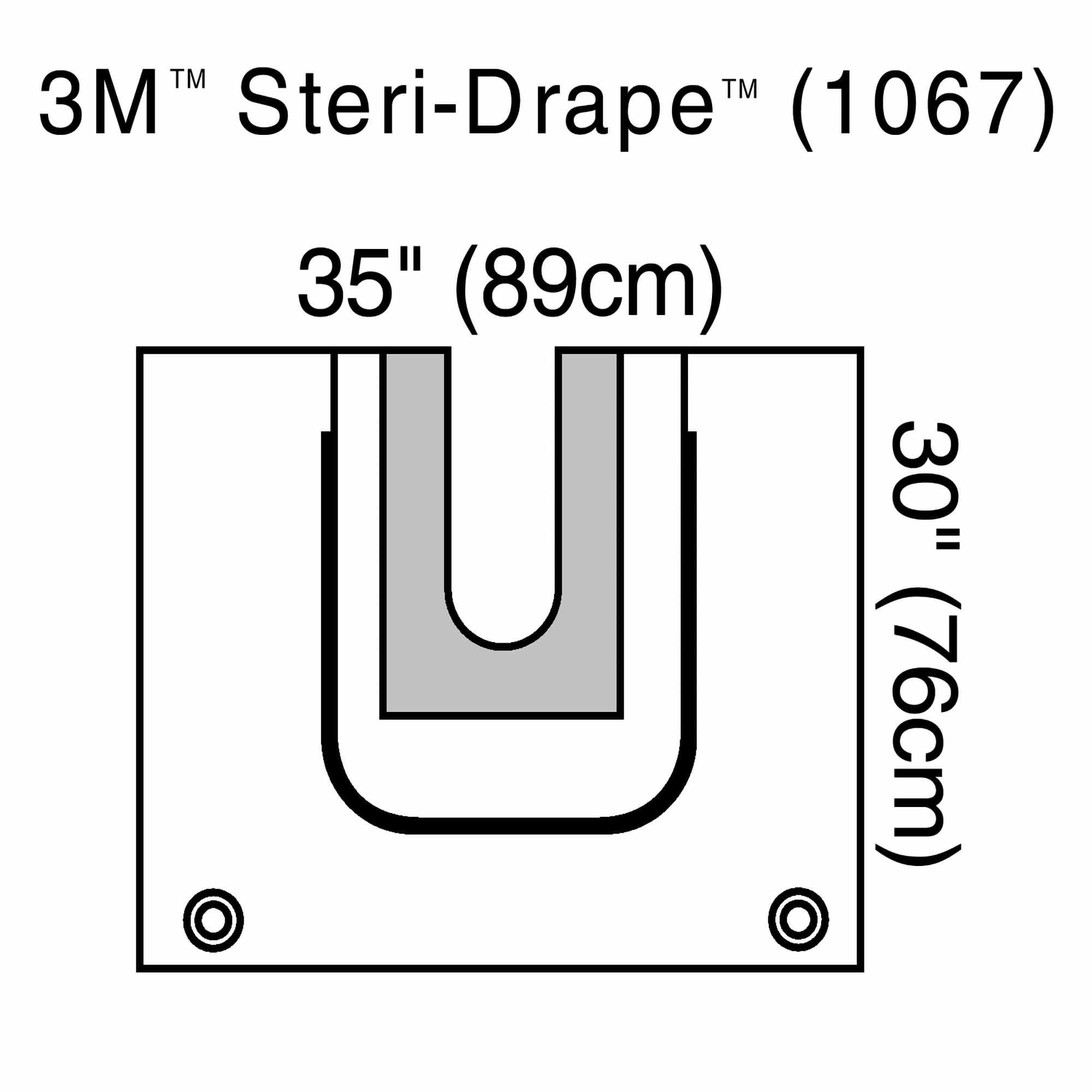3M™ Steri-Drape™ Sterile U-Pouch Orthopedic Drape, 35 x 30 Inch