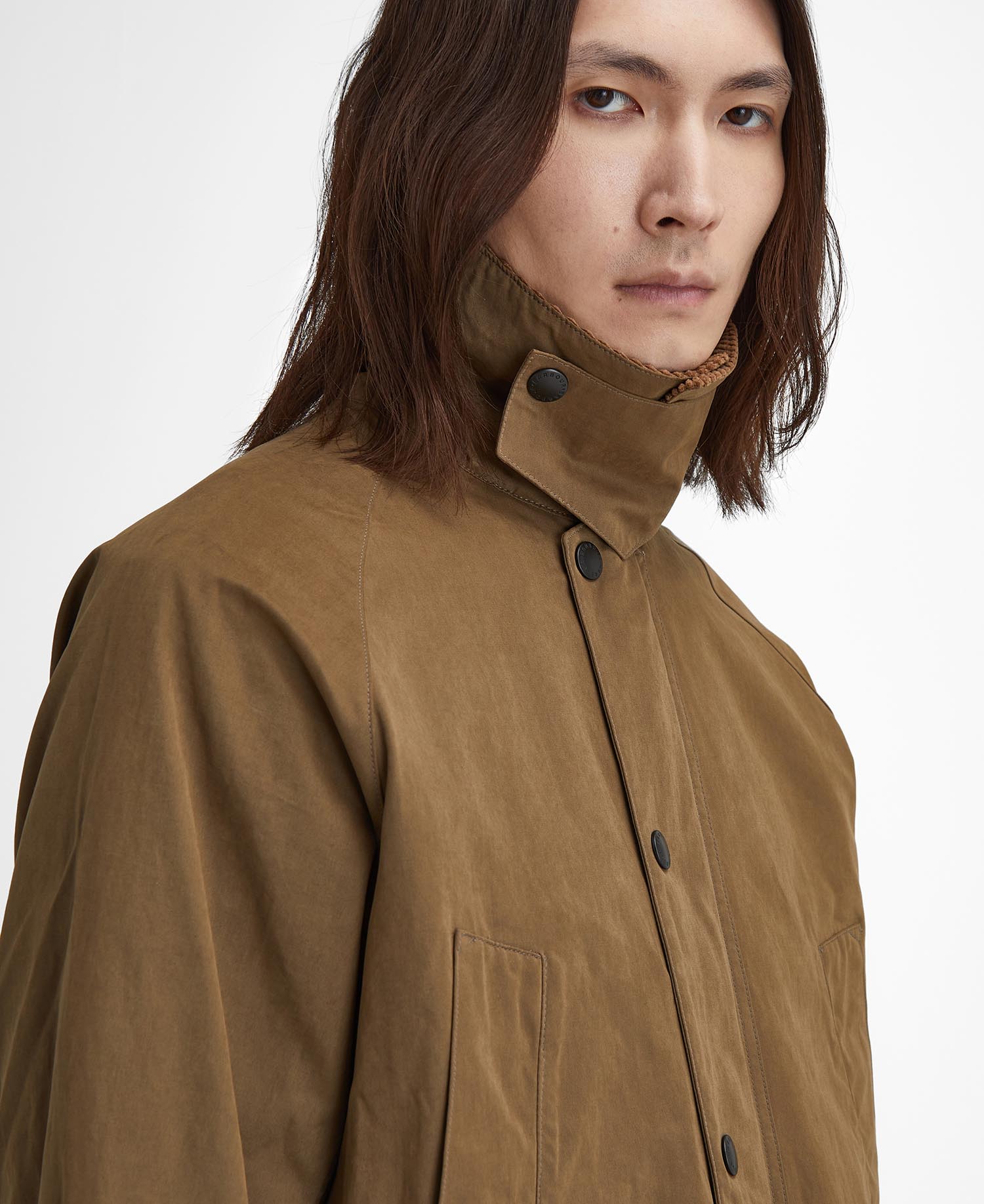 Peached Oversized Bedale Casual Jacket image number 4