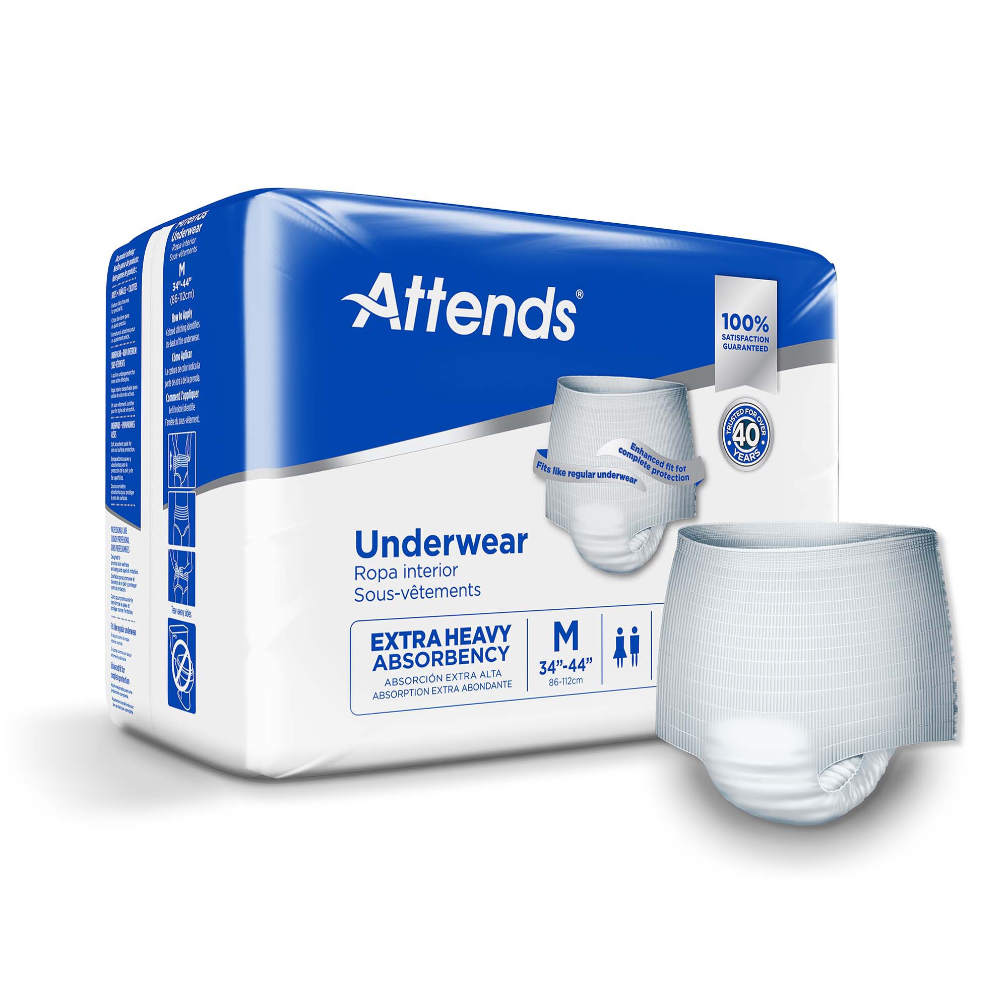 Attends Care Moderate Absorbent Underwear, Regular MK 771656