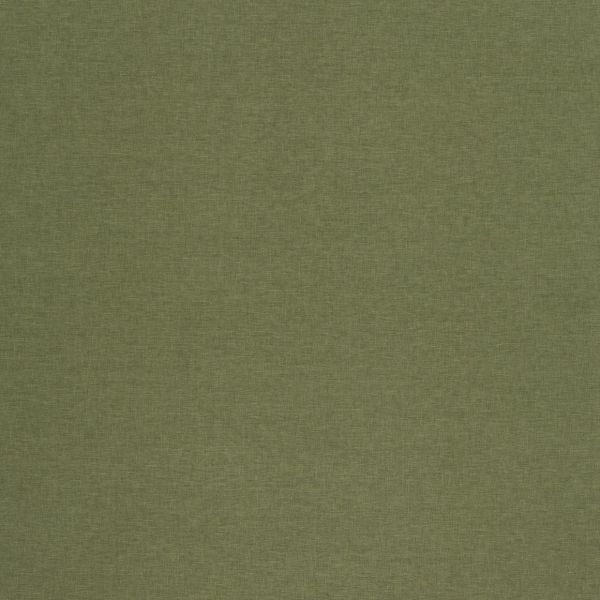 Olive-green woven fabric covering the entire frame, showing a subtle linen-like weave; lying flat and uniform, presented as a neutral wall or upholstery surface under soft, even lighting.