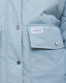 Zola Quilted Jacket Light Steel Blue/Silver Birch