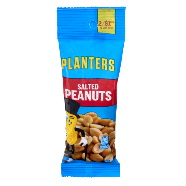 PLANTERS(r) Peanuts Salted 108/1.75oz . C1C1 - Front Center In Package (Hi Res)