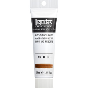 Professional Heavy Body Acrylic Paint, 59 mL Tube, Iridescent Rich Bronze
